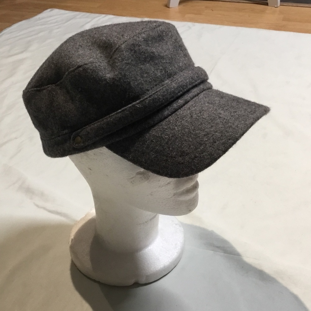 Polyester/Wool Gray Hat - image 2